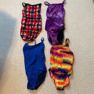 Bundle of TYR, SPORTI, SPEEDO size 26 swim suits